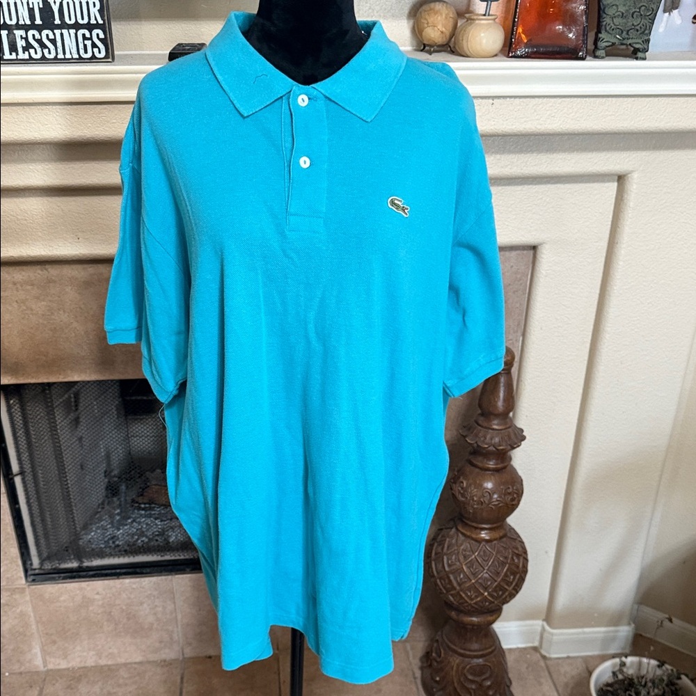 Lacoste Men's Turquoise Polo Shirt